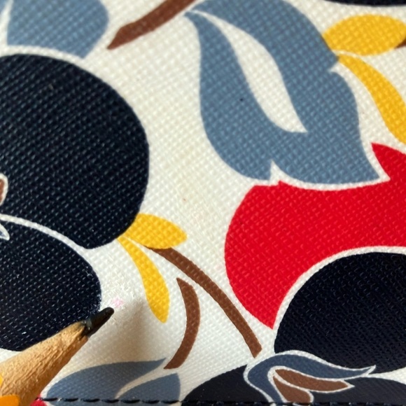 Kate Spade: Floral Mini Keychain Wallet- Gold Tone- Box- mark - Picture 10 of 14